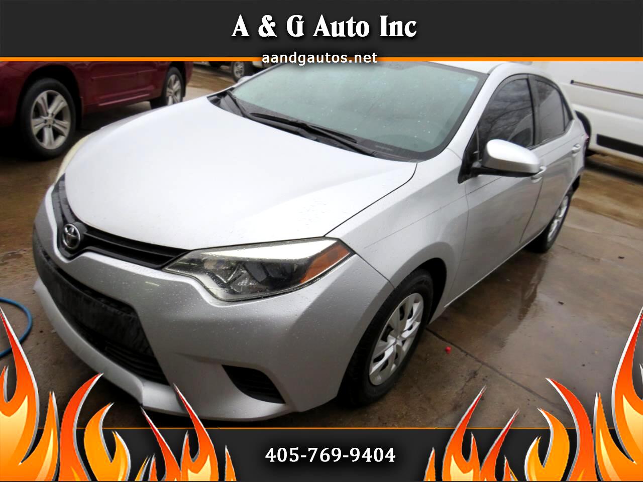 2015 Toyota Corolla for sale in Oklahoma City OK 73141 by A & G Auto Inc