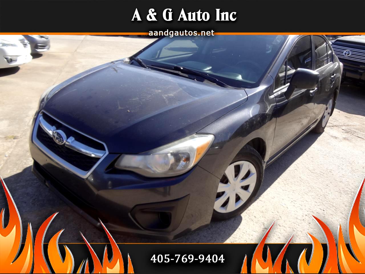 2012 Subaru Impreza for sale in Oklahoma City OK 73141 by A & G Auto Inc