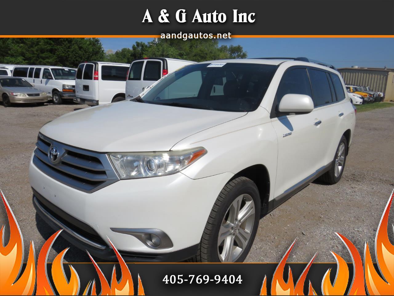 2013 Toyota Highlander for sale in Oklahoma City OK 73141 by A & G Auto Inc