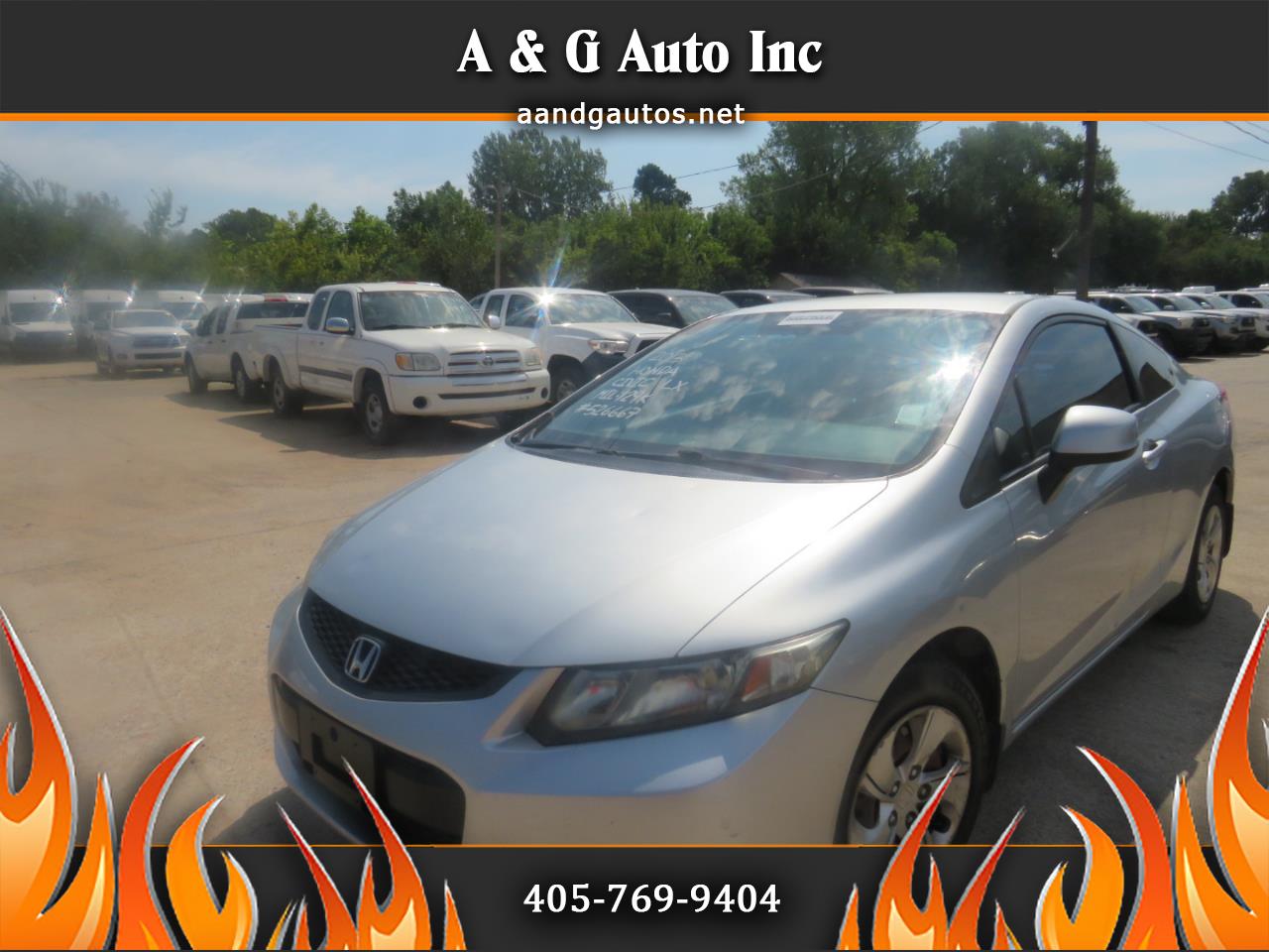 2013 Honda Civic for sale in Oklahoma City OK 73141 by A & G Auto Inc
